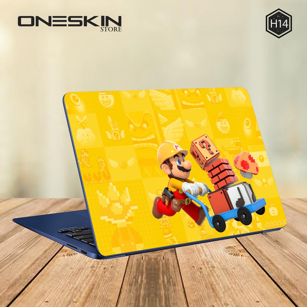 Garskin Laptop/Laptop Toshiba/Handphone Asus/Lenovo/Xperia-Mario Bros 2