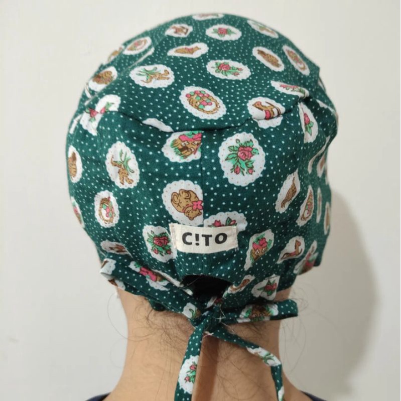 Head cap / head cap medis motif / surgical cap / topi dokter / topi operasi / topi perawat