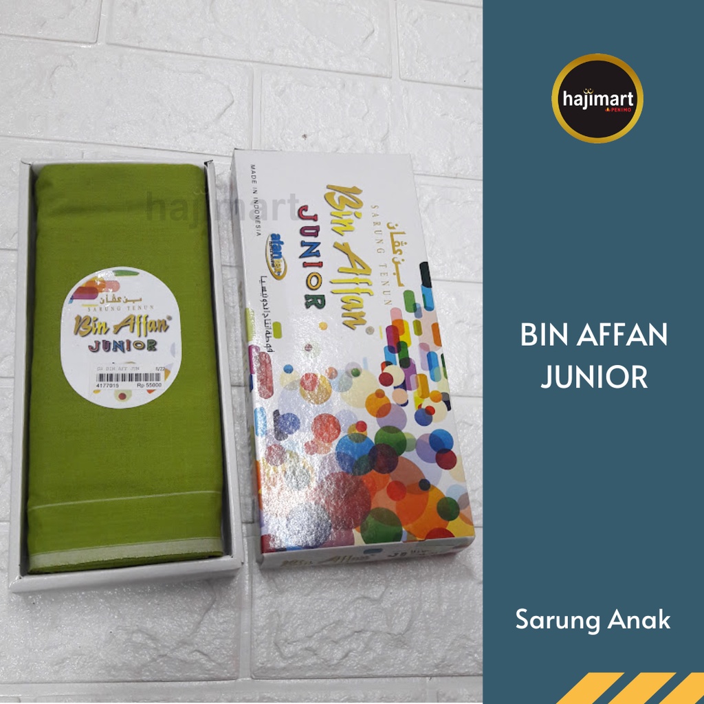 SARUNG ANAK / SARUNG BIN AFFAN  JUNIOR/ PERLENGKAPAN SHOLAT