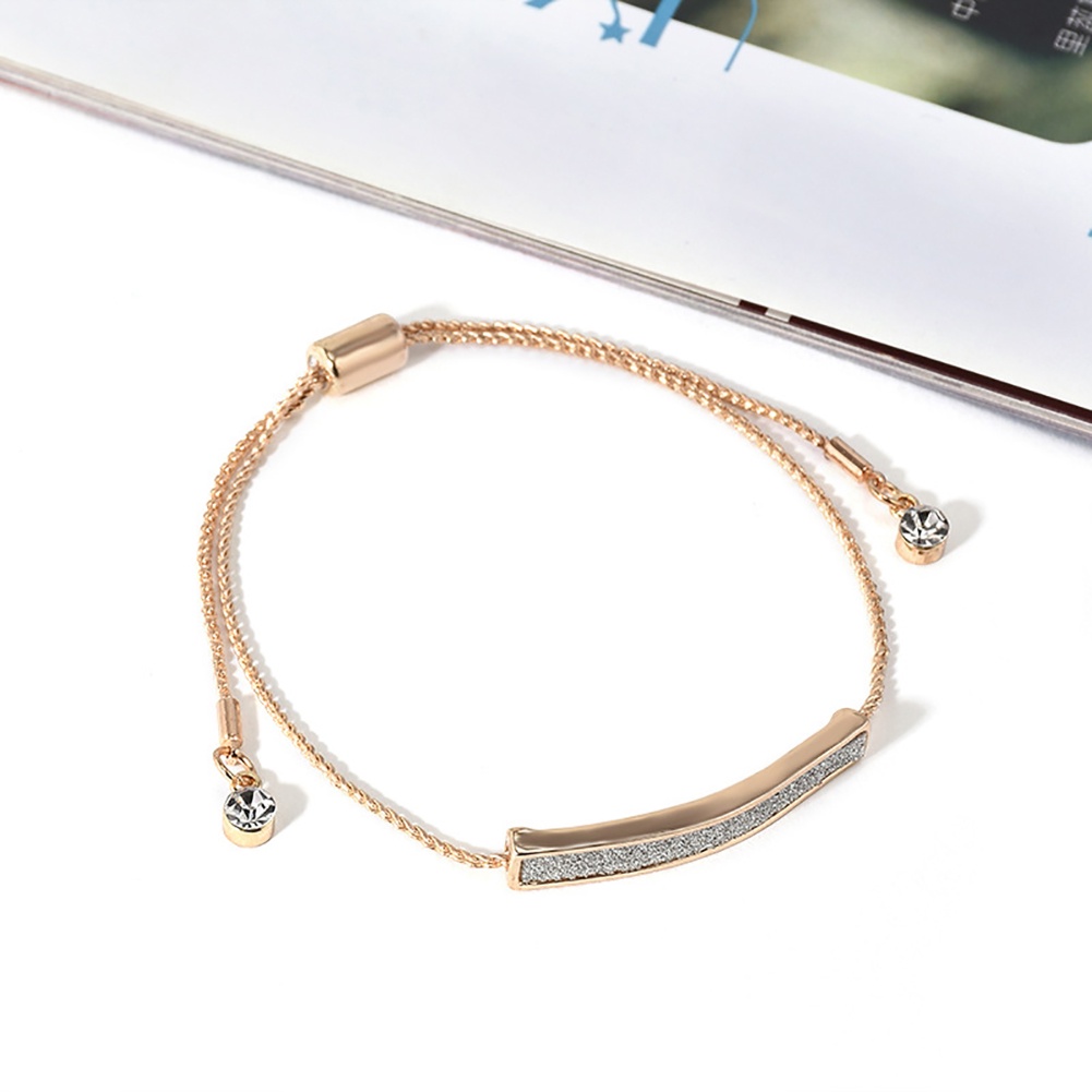 Hu Hu Hu Hu Hu Alat Bantu Pasang Kacamata♡ Gelang Bangle Wanita Model Terbuka Aksen Berlian Imitasi Minimalis Untuk Pesta