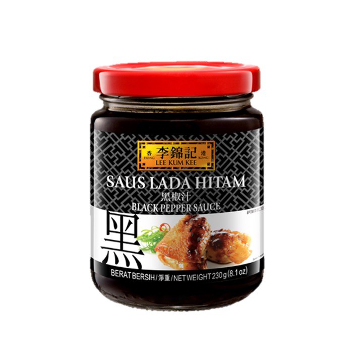 

Lee Kum Kee Black Pepper Sauce Saus Lada Hitam 230 gr