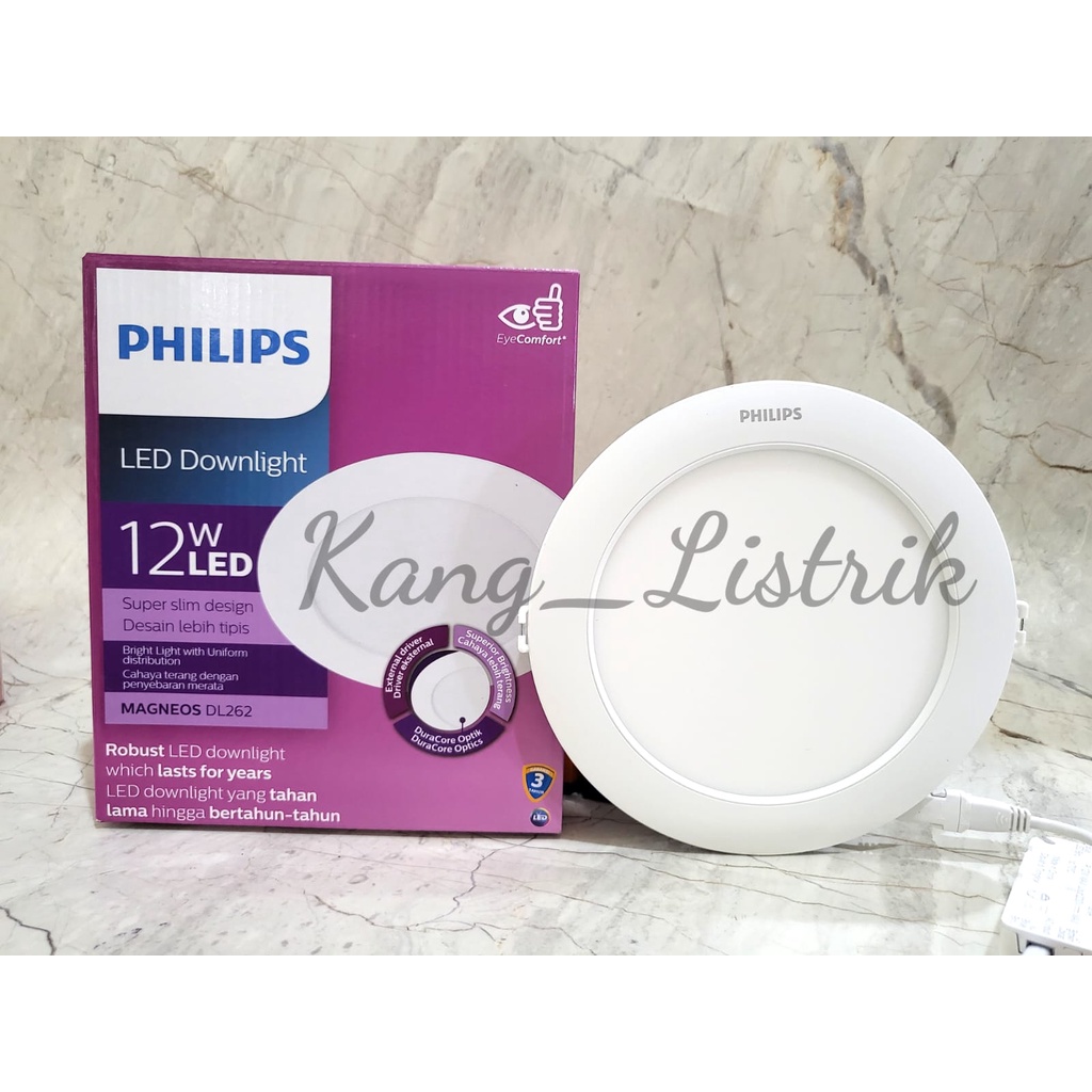 Lampu Downlight LED Philips Magneos DL262 12Watt / Philips Magneos 12 Watt