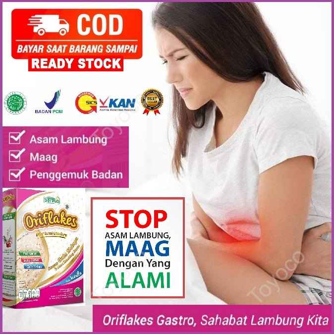 Oriflakes Gastro Sereal Umbi Tepung Pati Garut Obat Asam Lambung  Herbal Ampuh Plus Susu Etawa Platinum Penambah Nafsu Makan Dewasa