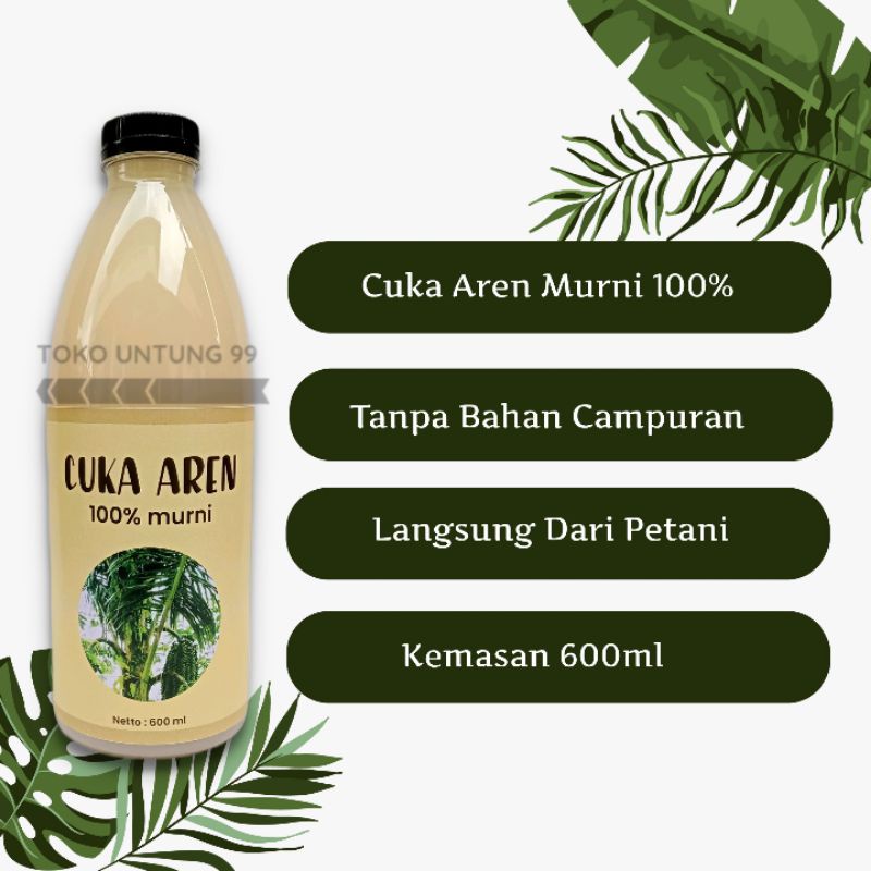 

Cuka Aren Murni 100% Kemasan 600ml