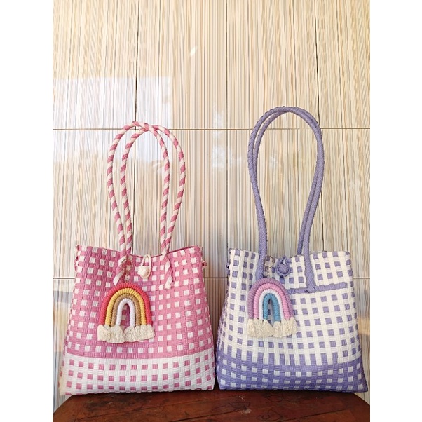 TAS ANYAMAN JALI PREMIUM WARNA WARNI