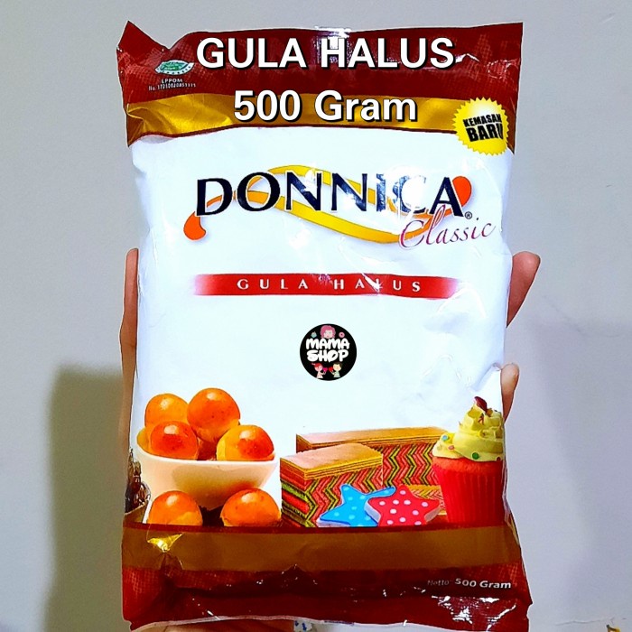 

ds20111w Gula Halus Donnica Classic 500 Gr Gula Tepung Gula Icing Sugar Bahan Xz20X1Z11