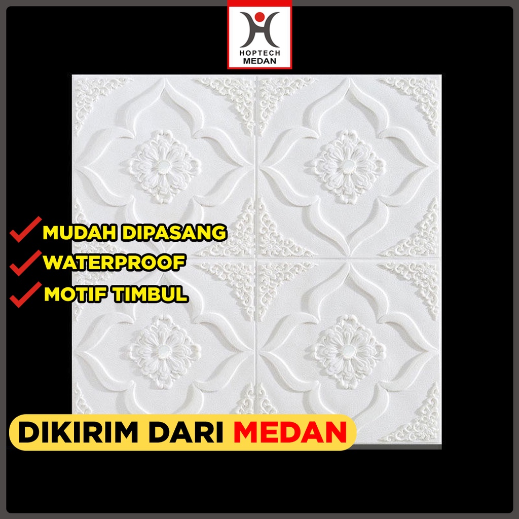 Wallpaper 3D FOAM / Wallpaper Dinding 3D Motif Foam Batik More High Quality / Wallfoam 3D / wall stickers