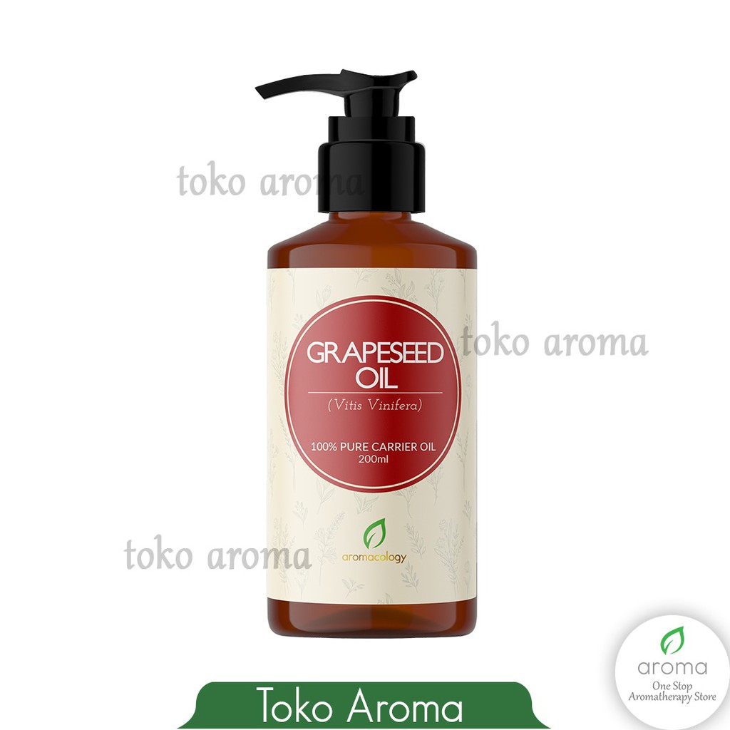 Aromacology GRAPESEED Carrier Oil 200ml Pure