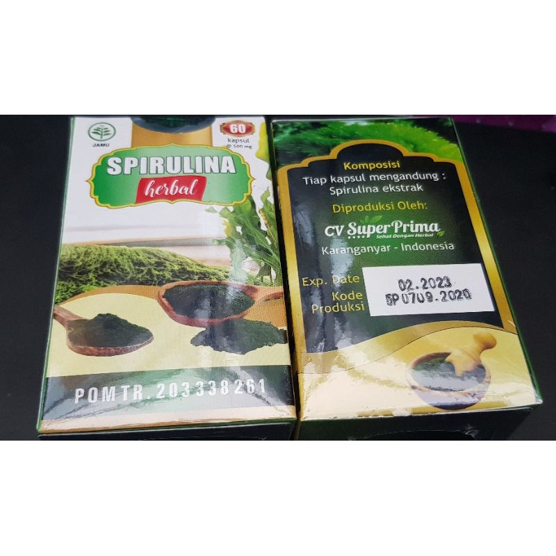 

MASKER SPIRULINA | SPIRULINA RESMI BPOM herbal spirulina