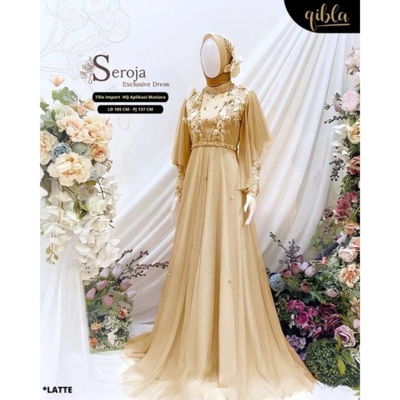 Seroja Maxy Tile Mutiara Veronica Dress Brukat Aplikasi Payet Dress Brukat Bunga Maxy Dress Nauren Gamis Lebaran Terbaru Gamis Remaja Muslimah Gamis Lebaran Seragam Pernikahan Outfit Bridesmaid Gaun Pesta Mewah Dress Enagement