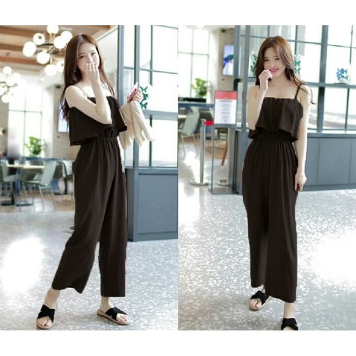 jumpsuit promo Jumpsuit Beauty Laisy Hitam [Jumpsuit  0141] SIL
