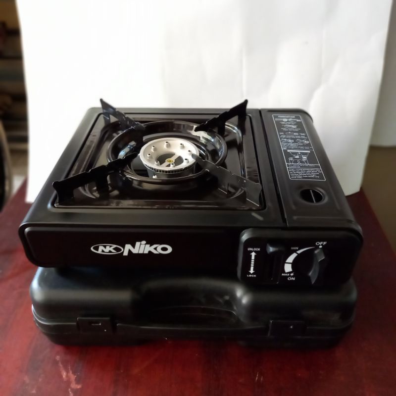 KOMPOR PORTABLE MERK NIKO UNTUK BBQ, PIKNIK, DLL MUDAH DIBAWA KEMANA MANA MENGGUNAKAN GAS KALENG NK-