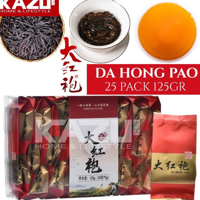 

[[BISA COD]] CHINESE TEA 25BKS BOX MIKA D2 OOLONG TIEGUANYIN DAHONGPAO DAUN TEH - DA HONG PAO STOK