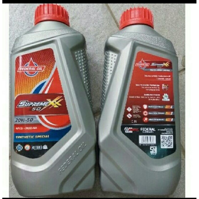 OLI MOTOR FEDERAL OIL SUPREME XX 800ML SAE 20W-50