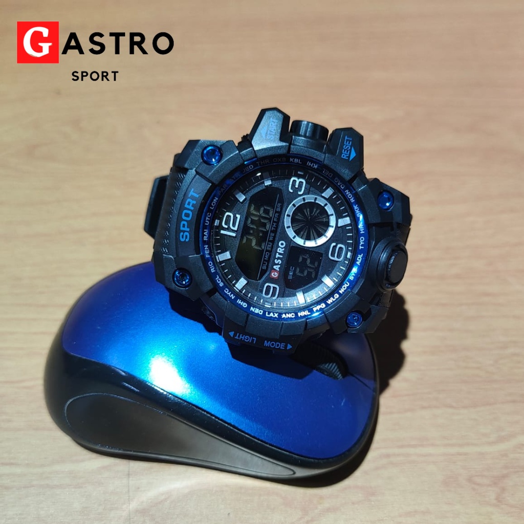 Jam Tangan Digital Gastro Sport Jam Tangan Olahraga Cowok Dewasa Anti Air