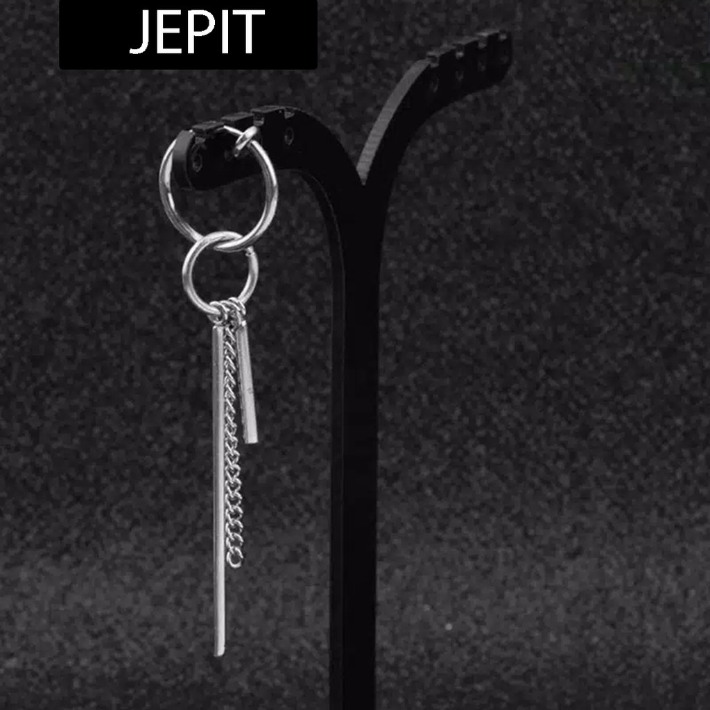 [COD]Anting Telinga Tindik/Tusuk/Jepit Model Anting BTS KPOP JUNGKOOK Korea untuk Fashion Pria / Wanita GLMR