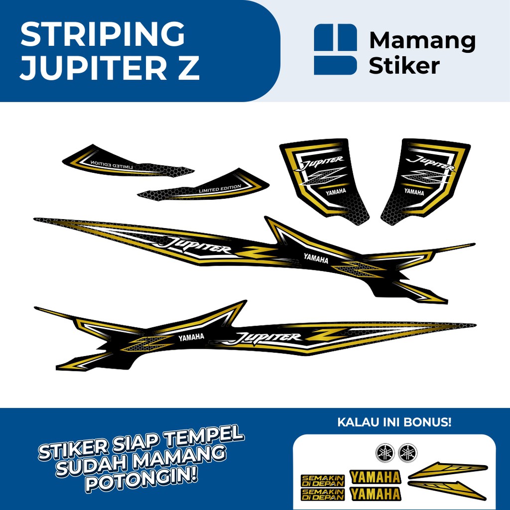STRIPING YAMAHA JUPITER Z LAMA VARIASI 1 SIMPEL/JUPITER Z BURUNG HANTU FULL BODY/JUPITER Z1 BURHAN S