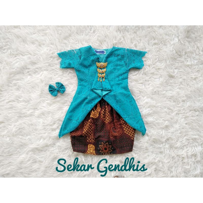 KEBAYA SEKAR GENDHIS/KEBAYA ANAK MURAH MERIAH/KEBAYA COUPLE MURAH/KEBAYA BAYI NEWBORN KEBAYA KARTINI/KEBAYA ANAK DAN DEWASA MODERN