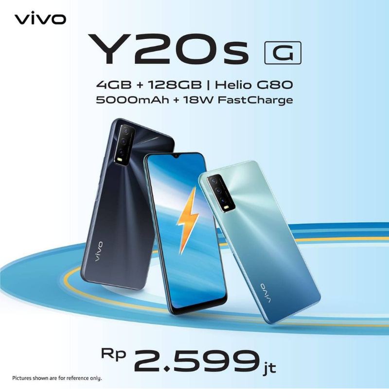 Vivo y20s G 4/128GB [RAM4GB ROM 128GB] Helio G80 Garansi Resmi