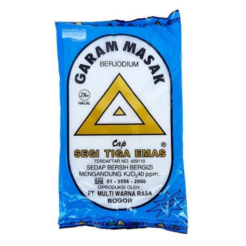 

Garam Cap Segitiga Emas 250gr