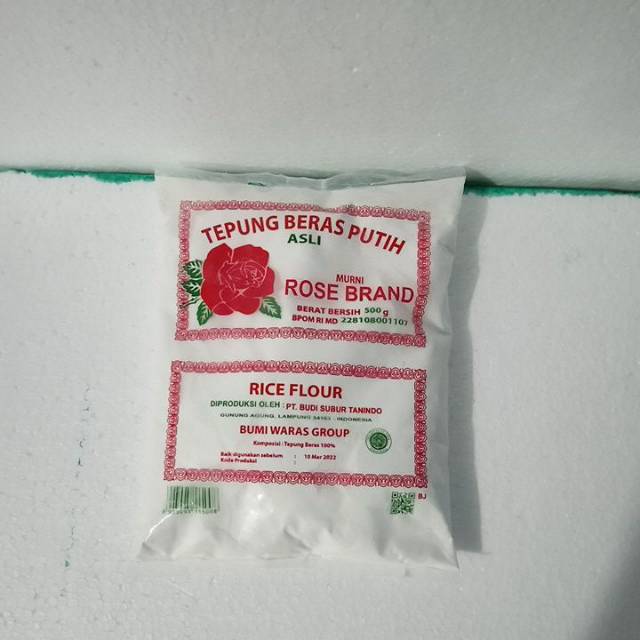 

Tepung Beras Rose Brand 500 g