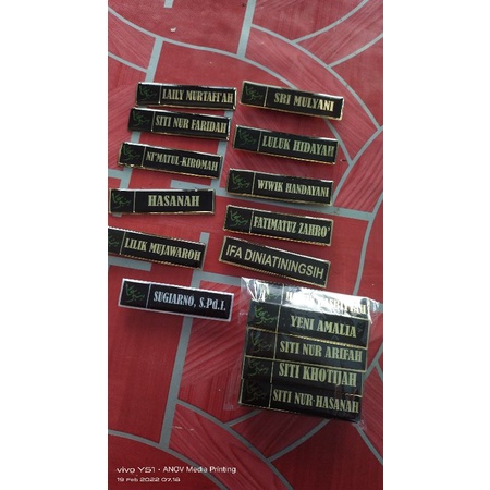 

Nametag/nama dada