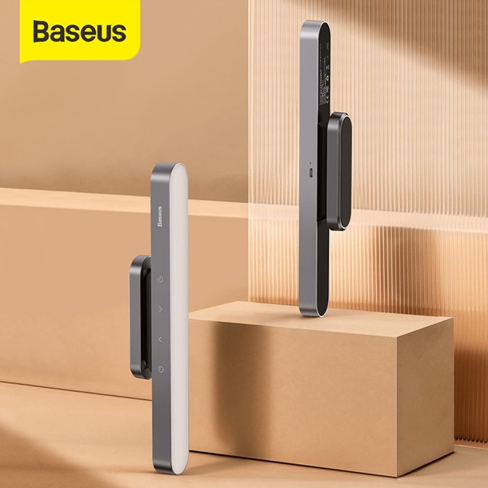 Baseus Magnetic Lampu Meja Lampu Baca Lampu Belajar Lampu Tidur