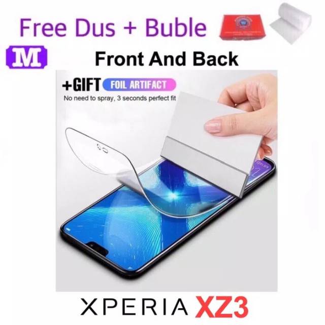 Sony Xperia XZ3 XZ 3 - MAXFEEL Hydrogel Screen Protector FULL SET
