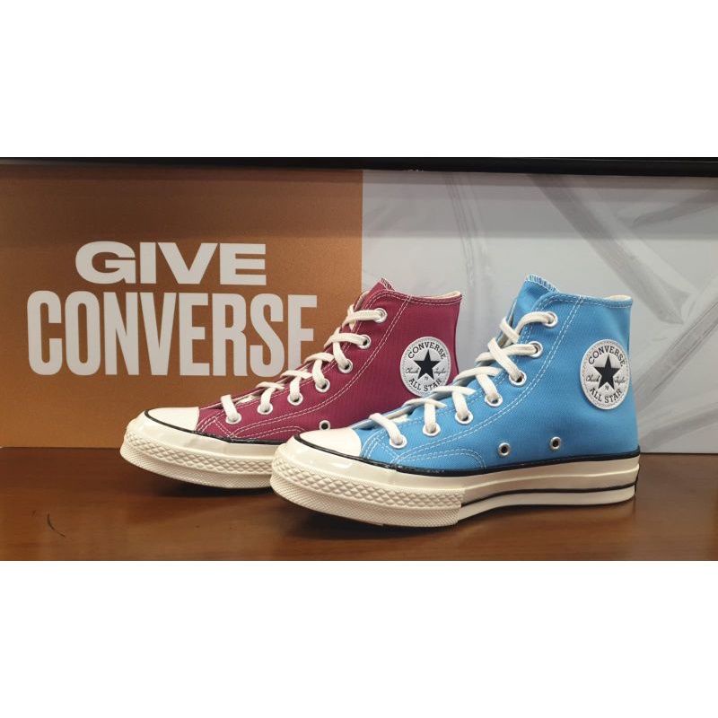 CONVERSE ORIGINALCT HI 1970s RECYCLED CANVAS - UNIVERSITY.BLUE/EGRET/BLACK(CRECYCLED CANVAS)