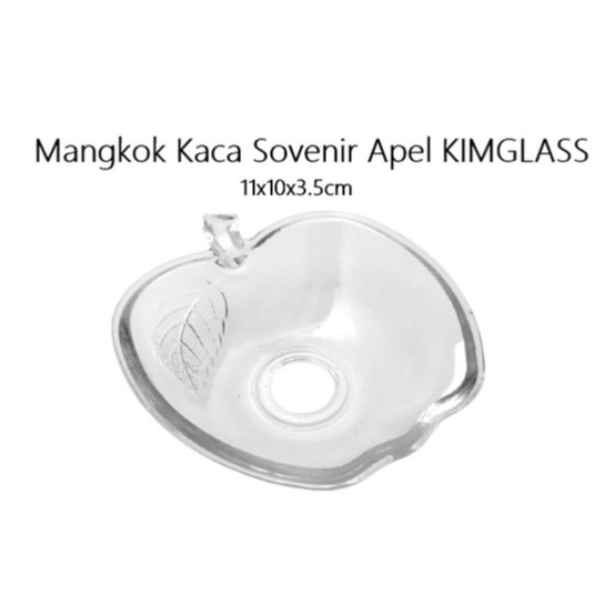 Souvenir Kaca/Mangkok Apel KIMGLASS B-416