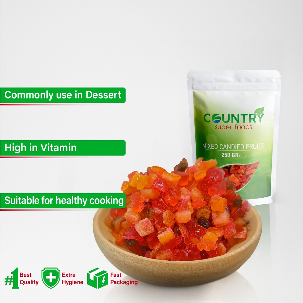 

Mixed Candy Peel | Manisan Buah Campuran [ 250 gr ]