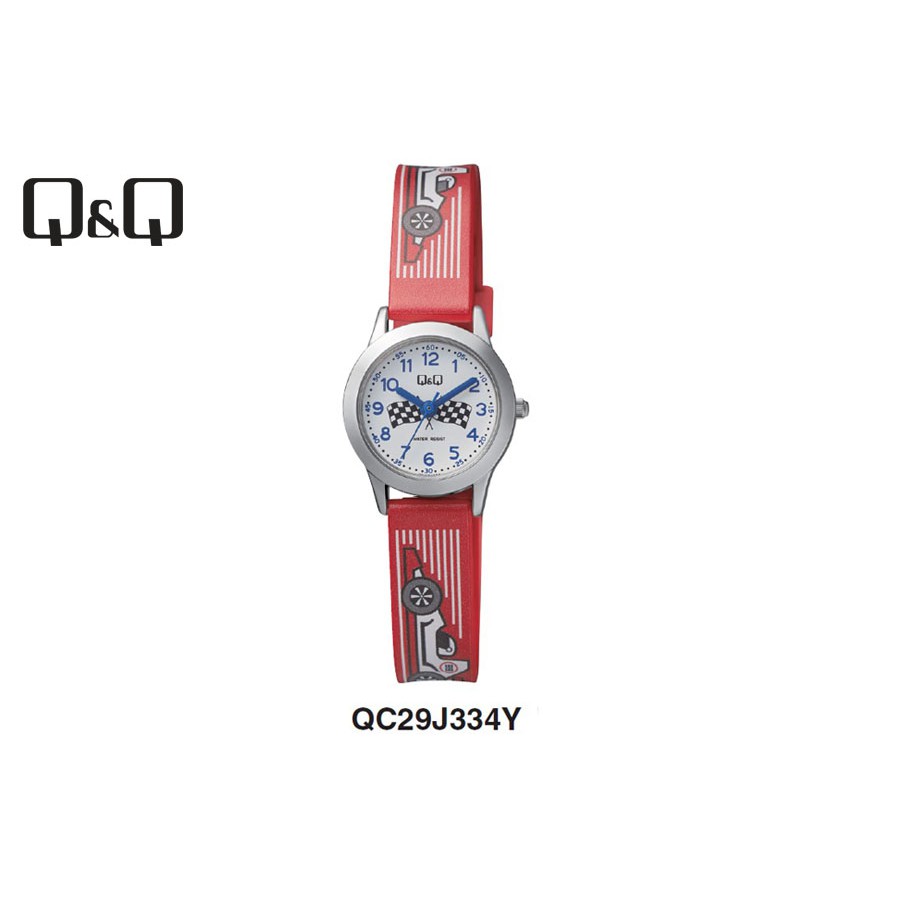 Jam Tangan Anak Motif Lucu Rubber Karet Analog Original Q&amp;Q QNQ QQ QC29 QC29J Series