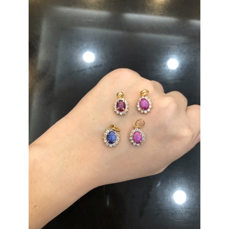 Liontin batu emas kadar 375