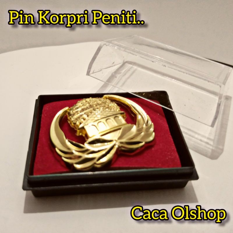 Pin Korpri Peniti Bangkok + Box