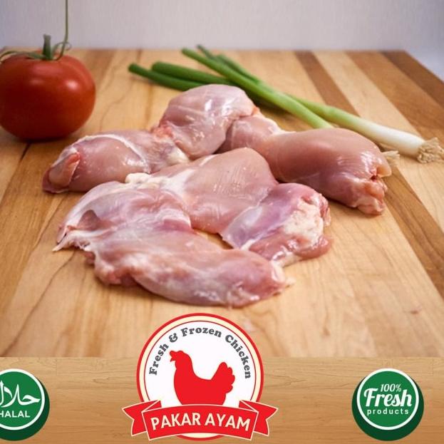 

♜ Paha Ayam Boneless Skin Less. Kondisi Fresh 100% !! ✯