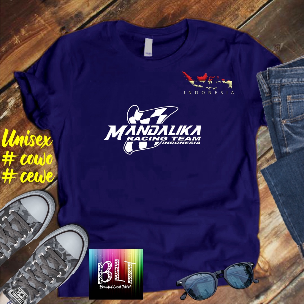 Cod Diskon Promo /Kaos Mandalika Racing Team Indonesia sirkuit mandalika lombok sirkuit internasional/KAOS EKSPRESI/KAOS HITS/KAOS BANDUNG/KAOS MURAH/KAOS DISTRO