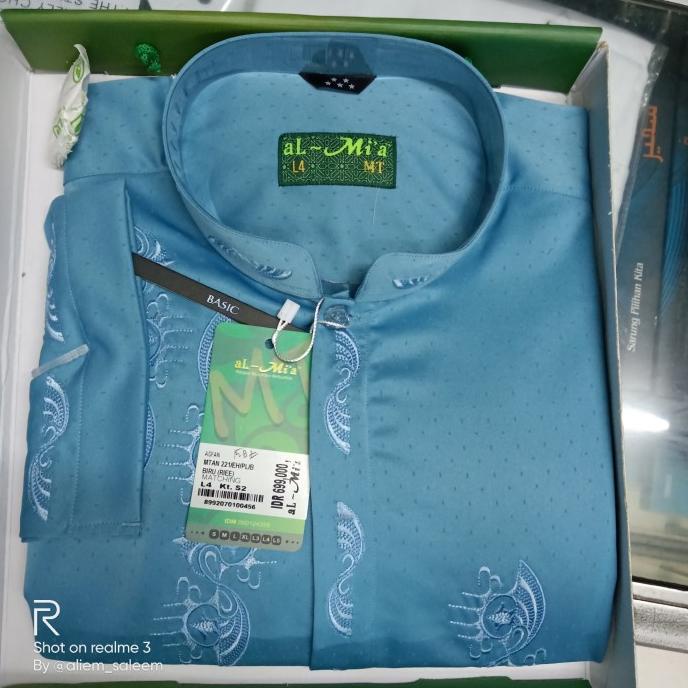 Promo  Baju Koko Lengan Panjang Al-Mia Jumbo Size