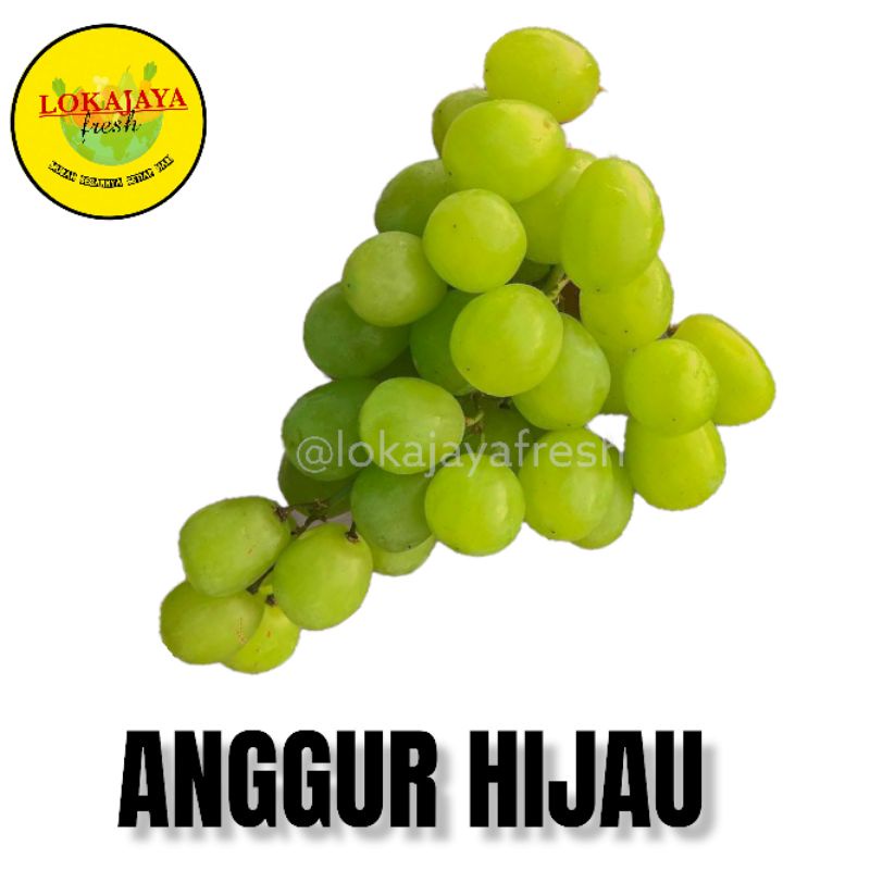 

Anggur Hijau Super Manis 1 Kg [Pengiriman instant dan sameday]