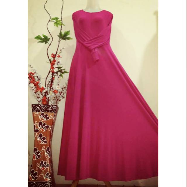 Gamis Polos Tipicos Jersey Super Merah Cabe