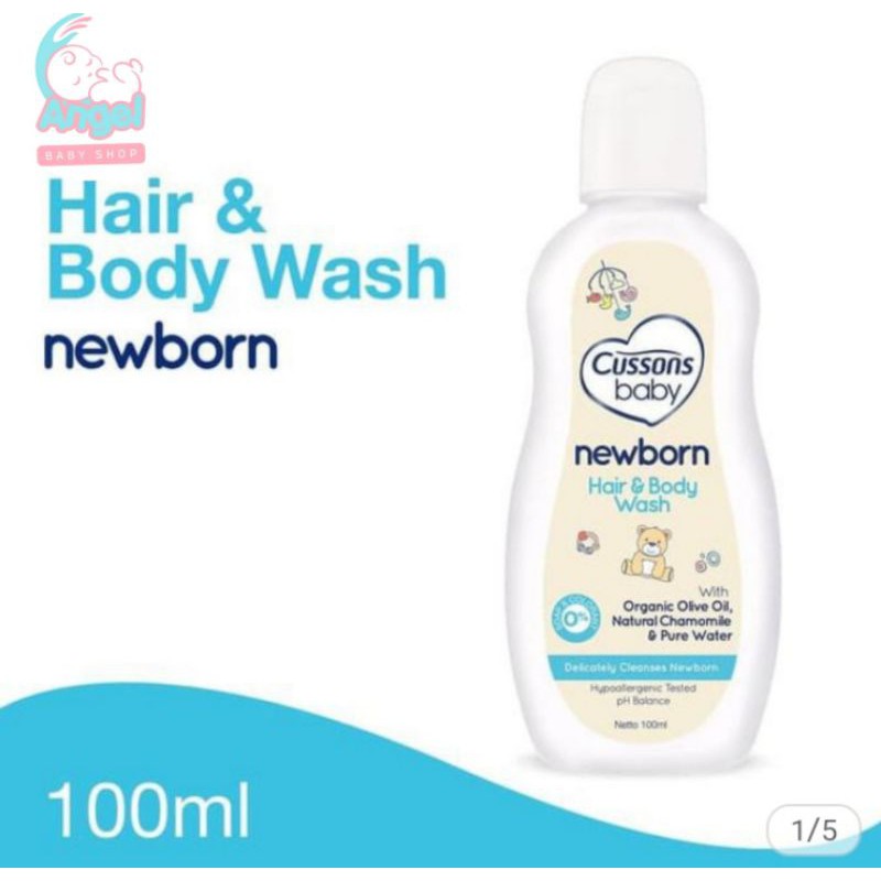 Cussons baby newborn hair &amp; body wash 100ml/200ml