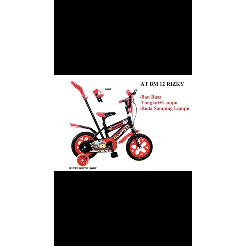 Sepeda BMX 12 Ban Eva Plus Dorong Atlantis