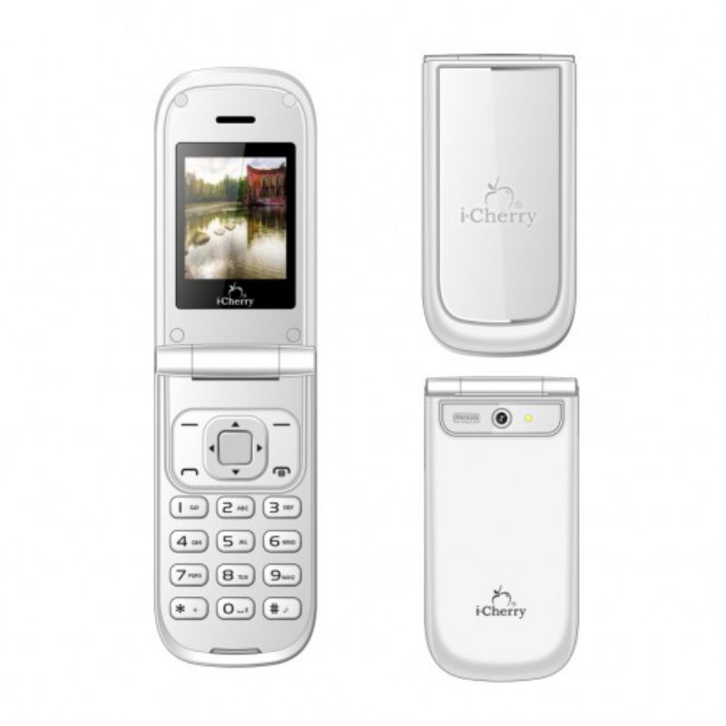 HP Baru Icheery C73 My Flip Lipat [ Dual SIM, Mp3 Player, Game, Bluetooth, Kamera ] - Warna Red White Black Pink Hitam putih merah - Garansi Resmi Original - Mirip Samsung E1272 - Promo Paling Murah Samsung Harga Lebay-1