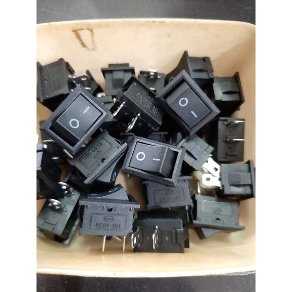 Saklar Power Rocker Switch 20x15mm praktek sekolah