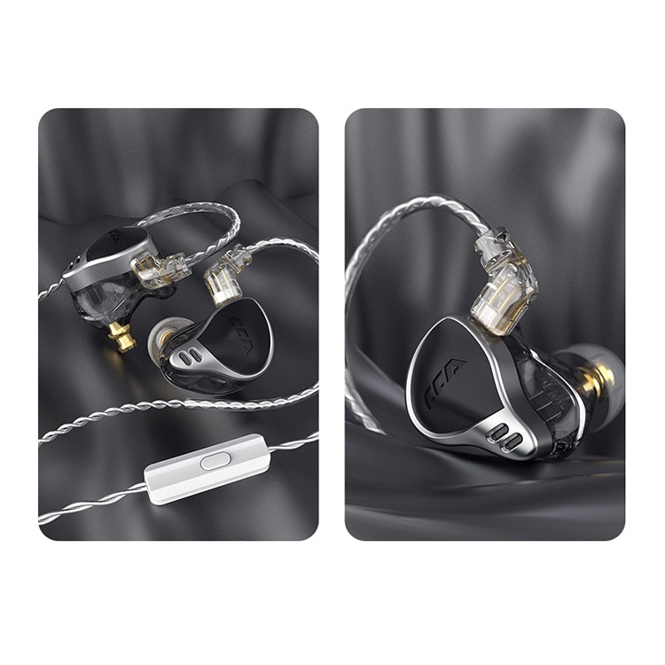 CCA CA24 Headset 24 BA Units HIFI Bass In Ear Monitor balanced armature Earphones Noise Cancelling Earbuds Sport