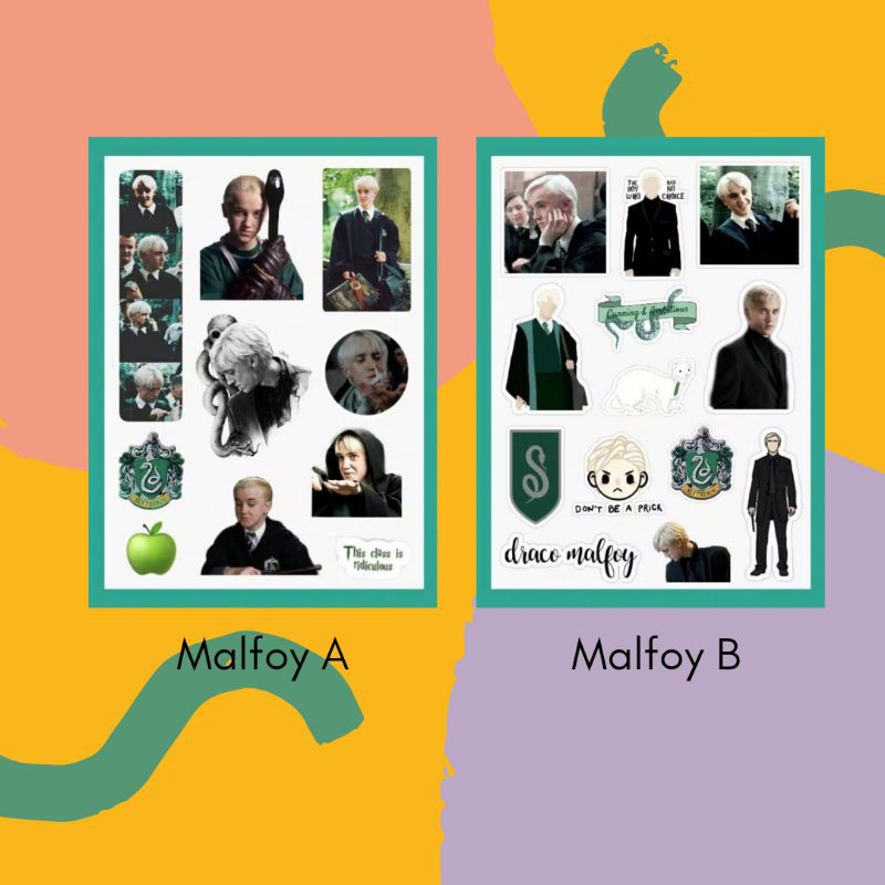 

Sticker pack HARRY POTTER CHARACTER THEME HP EPISODE MALFOY