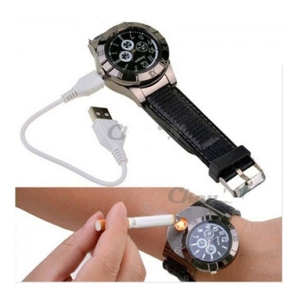 Jam Tangan Korek Api Elektrik USB