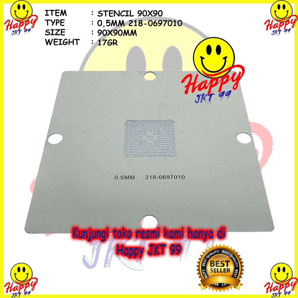 [ HAPPY JKT 99 ] STENCIL 90X90 218-0697014 218-0697010 218-0792001 218-0792006