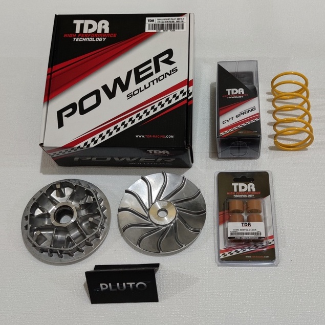 PAKET UPGRADE CVT PCX 125- VARIO 125 TDR PULLEY - PER CVT - ROLLER ORI