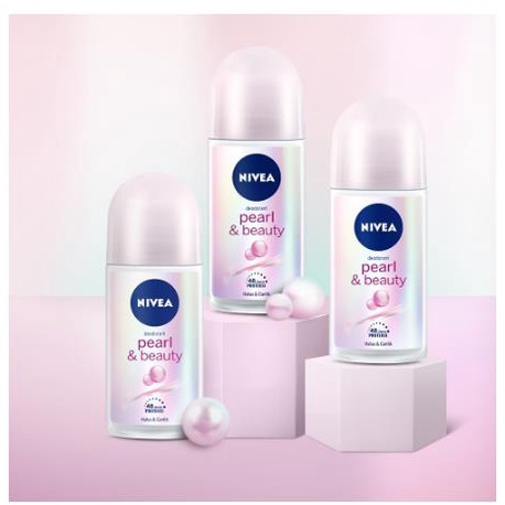 ^ KYRA ^ Nivea Deodorant Proteksi 48 Jam Pearl and Beauty Extra Whitening Anti Bau Badan