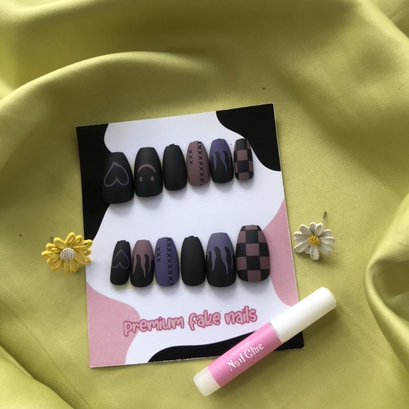 KUKU PALSU FAKE NAILS MURAH MEDAN